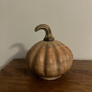 Wooden Pumpkin Decor